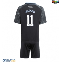 Otroški Nogometni dresi Aston Villa Ollie Watkins #11 Gostujoči 2025-26 Kratek Rokav (+ Kratke hlače)